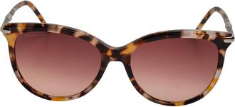 Longchamp Cat Eye Zonnebril - Dames - Zonnebrillen - Roze - ONE Size - Leer - Accessoires