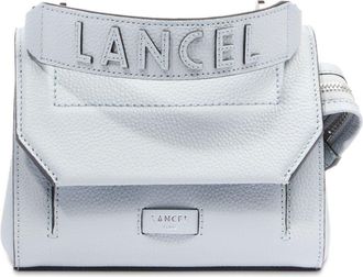 Lancel mini leather cross bag - women - Grained Leather/Fabric - OS - Blue