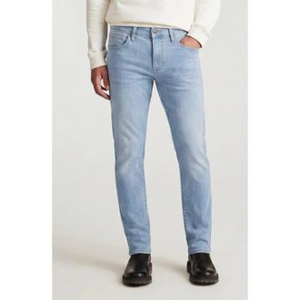 Mavi Jake Slim Leg Jeans in Bleached Supermove at Nordstrom, Size 40 X 30