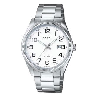 Casio Accessoires, Heren, Grijs, ONE Size, Mtp-1302Pd-7Bvef Klassiek Horloge