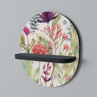 OEM Estante Ovalado Negro Herbal Fiesta