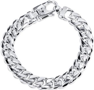 Pompeii3 Mens Cuban Link 14k Gold (94gram) or Platinum (152gram) 12mm Bracelet 8.5