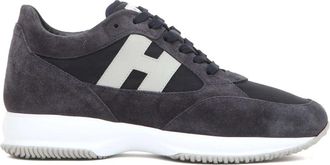 Hogan Interactive Sneaker - Heren - Sneakers - Blauw - 41 1/2 EU - Leer - Schoenen