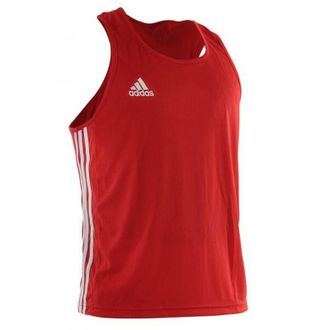 OEM Camiseta Deportiva Adidas Sin Mangas Tipo B&oacute;xer Roja L