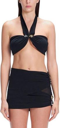Moeva Siena Cover Up Pareo Skirt in Black at Nordstrom, Size Medium Eu