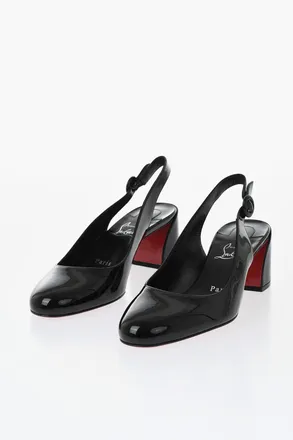 Christian Louboutin Patent Leather Slingbacks JANE, 6cm Heel Christian Louboutin