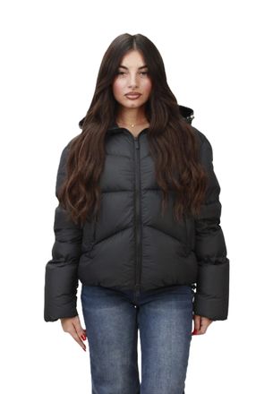 Colmar High-Collared Quilted Black Down Jacket