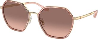 Coach HC7167B CS543 944413 Womens Sunglasses Gold Size 56