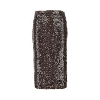 P.A.R.O.S.H. P. A.R. O.S. H. Sequinned midi skirt Woman S