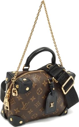 Louis Vuitton Petite Malle tas met monogram - Bruin