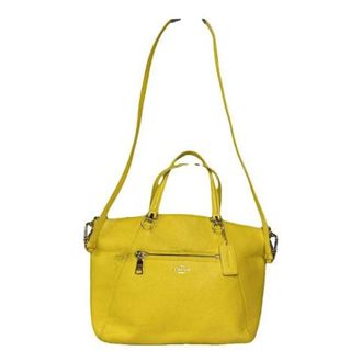 Coach Borsa a mano Pre-owned in tela - - Pre-owned - Donna - Giallo - ONE SIZE