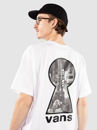Vans Keyhole Classic T-Shirt bianco