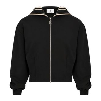 Fracomina Sudadera con capucha - Sweatshirts & Hoodies - Mujer - Negro - M
