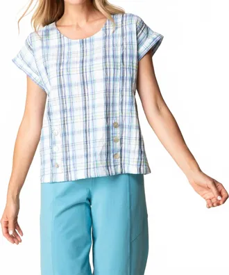 Habitat Harwick Pullover Top In Sky