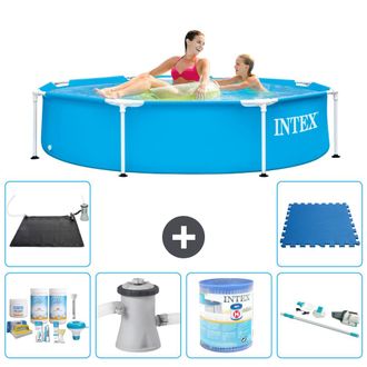 Intex Piscina Con Estructura Redonda - 244x51 Cm - 7-piezas S41446