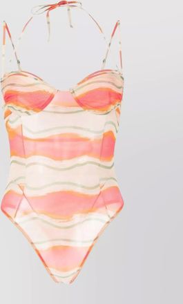 Jacquemus bustier neckline with double-strap design and adjustable straps