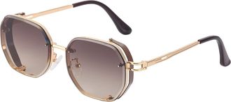 Generic Frameless Punk Small Frame Men and For Women Sunglasses Outdoor Holiday Street Shooting Decorative Sunglasses (Color : D, Size : 1) 2026