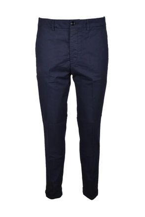 Truenyc Blue Stretch Cotton Pants