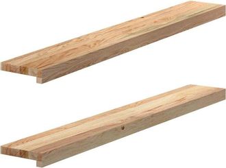 vidaXL Vidaxl - Window Sills 2 pcs Untreated 110x15x2 cm Solid Wood Oak