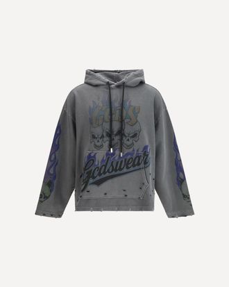 GCDS Hoodie with graphic print Male XL