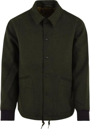 Filson Mackinaw Wool Coach Jacket - Heren - Zomerjassen - Groen - S - Wol - Jassen
