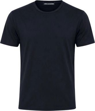 Daniele Alessandrini T-shirt - Heren - T-shirts - Blauw - 2XL - Katoen - Tops