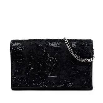 Saint Laurent Pre-owned Saint Laurent Sequin Monogram Kate Wallet on Chain Ladies SJ1FBGOVGJQ1RFMY