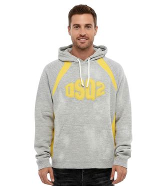 Dsquared2 Grey Logo Relaxed Hoodie