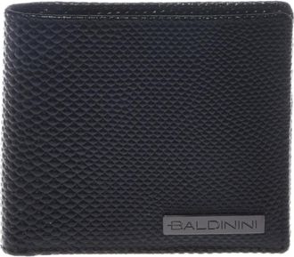 Baldinini Lizard Print Wallet - Heren - Portefeuilles - Blauw - ONE Size - Leer - Accessoires