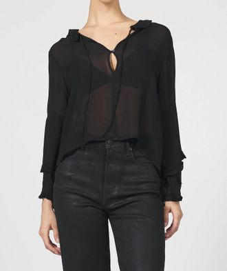 Dear John Denim Jacquel Blouse In Black
