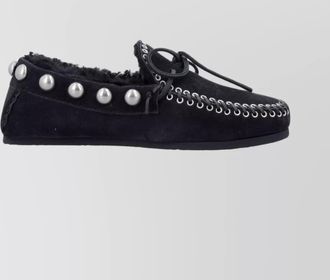 Isabel Marant shearling-lined suede loafers