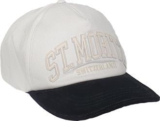 Bally 6302912 St Moritz White Baseball Cap