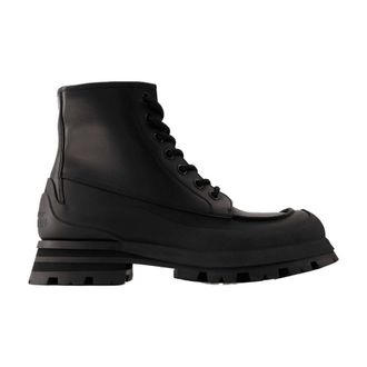 Alexander McQueen Tread Ankle Boots