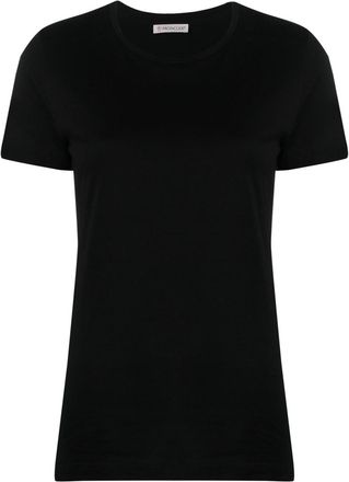 Moncler Black Logo Cotton T-shirt