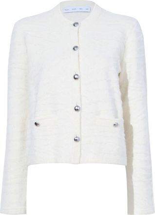 Proenza Schouler Josephine jacket - women - Wool/Cotton/Polyamide/Alpaca/Polyester/Elastane - M