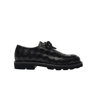Scarosso Damiano Derby Schoenen met Veters - Heren - Veterschoenen - Zwart - 47 EU - Leer - Schoenen