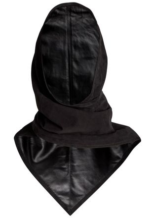 Nour Hammour Suede Head Scarf - Black - One Size