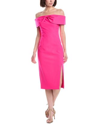 Eliza J Sleeveless Solid Midi Dress