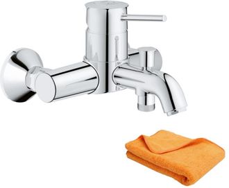 GROHE Quickfix Start Classic Mezclador Mec&aacute;nico De Ba&ntilde;o-ducha + Microfibra - Grohe