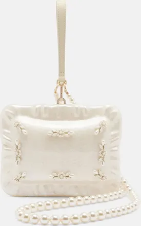 Simone Rocha Pillowcase faux pearl clutch