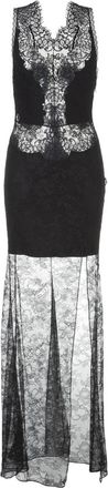 Philipp Plein Daffodil Avondjurk - Dames - Avondkleed - Zwart - L - Kleedjes