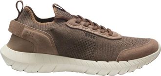 HUGO BOSS Schoenen, Heren, Bruin, 43 EU, Sneakers