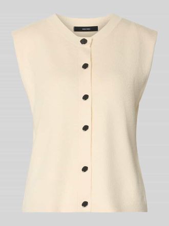 Vero Moda Regular Fit Strickjacke aus Viskose-Mix Modell GOLD in Offwhite, Gr&ouml;&szlig;e XL
