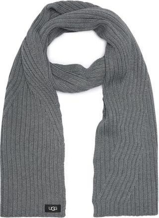 UGG UGG Ribbed Oversized Knit Scarf in Charcoal at Nordstrom Rack