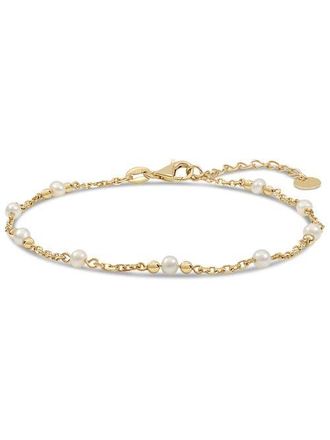 Devata Freshwater Pearl Chain Bracelet in 14K Gold, 7mm in Yellow Gold at Nordstrom, Size 7.5