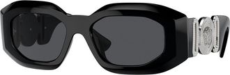 Versace VE4425U 542287 Mens Sunglasses Black Size 54