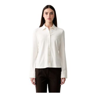 Marc O'Polo Dames, Blouses & Shirts, Wit, Maat: XS Katoen