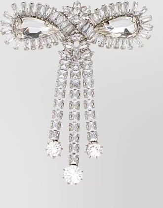 Alessandra Rich embellished metal brooch