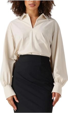 JapanTKY Japan Tky, Dames, Blouses & Shirts, Beige, Maat: S Wol