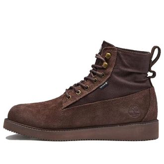 Timberland 6 Inch Premium Waterproof Vibram Wide-Fit Boots Dark Brown A2JCP